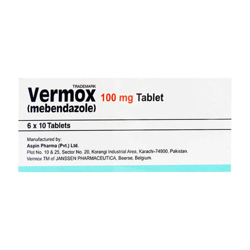 Vermox Tablet 100 mg 6X10S