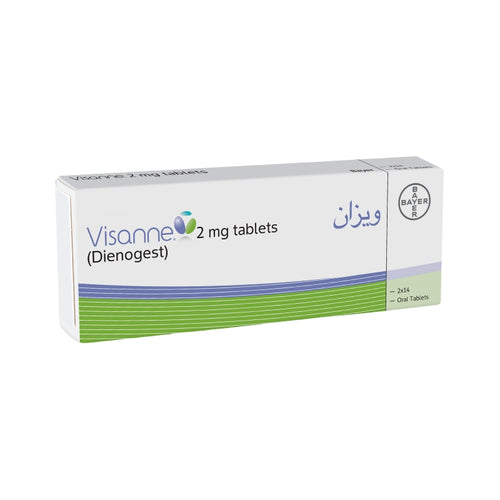 Visanne 2mg Tablets 2X14'S