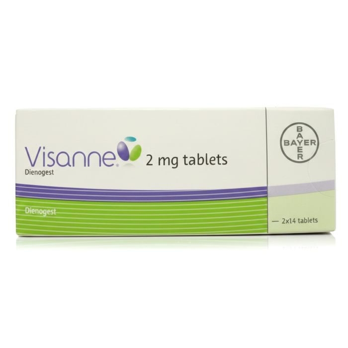 VISANNE 2MG TABLETS 2X14'S