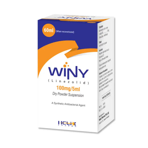 WI NY Linezolid packaging on a white background