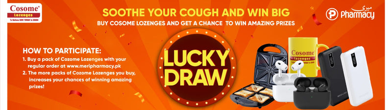 Cosome lozenges Lucky Draw