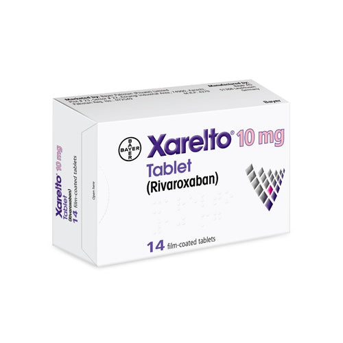 XARELTO 10MG TABLETS 1X14'S