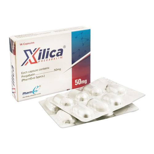 Xilica 50mg Capsule 2X7S