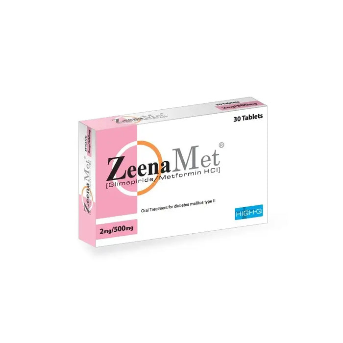 ZEENA MET 2MG/500MG 3X10S
