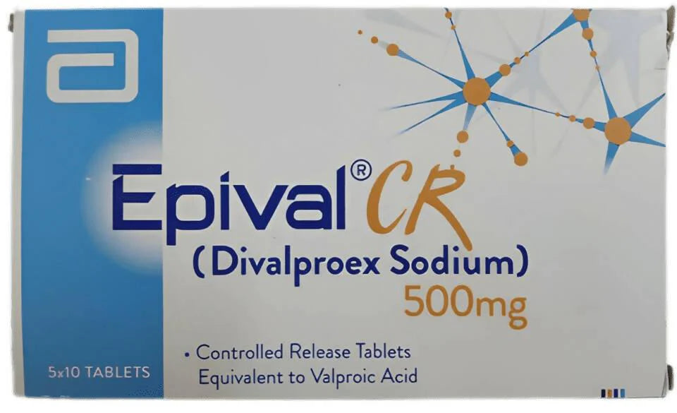 EPIVAL TABLET CR 500MG 5X10S