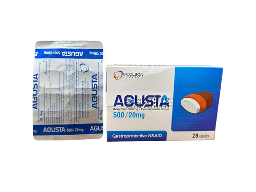 Agusta 500/20mg Tablets 4X7'S