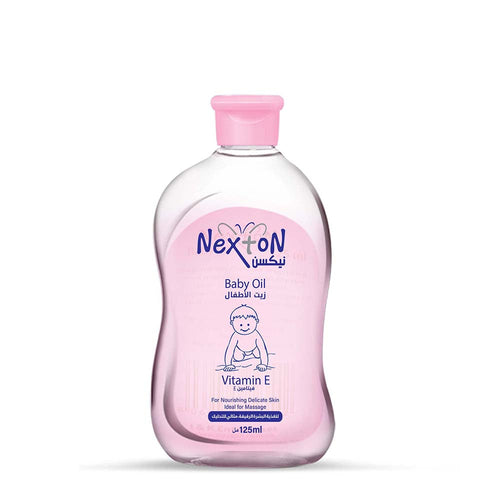 Nexton Baby Oil Vitamin-E (Pink) 125ml 1S