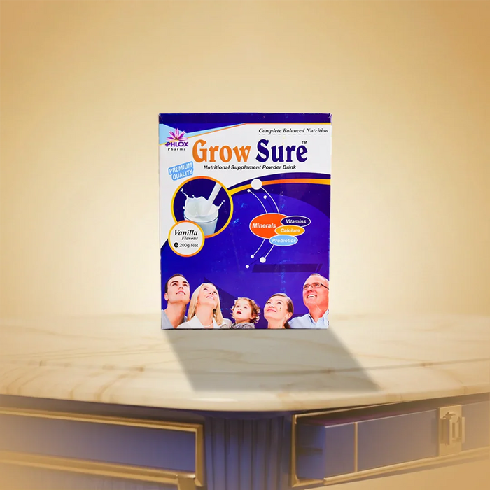 GROW SURE VANILLA POWDER 200GRAM 1S