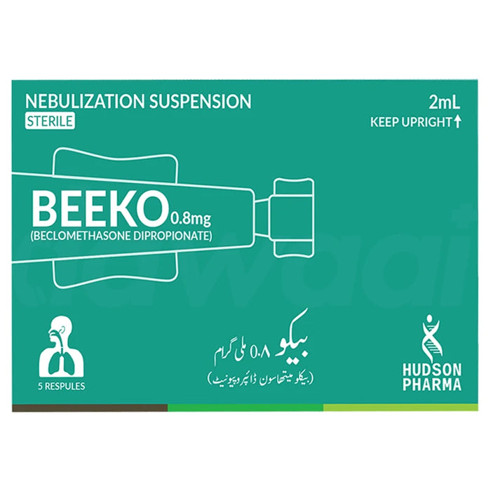 BEEKO 0.8MG 2ML NEBULIZATION SUSPENSION 2X5S