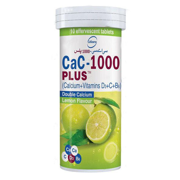 CAC1000 PLUS TABLET-LEMON 10S - Meri Pharmacy