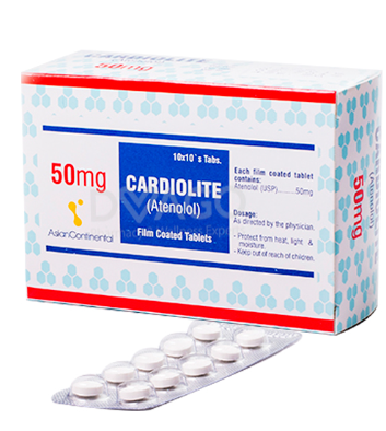 CARDIOLITE TABLET 50 MG 10X10S