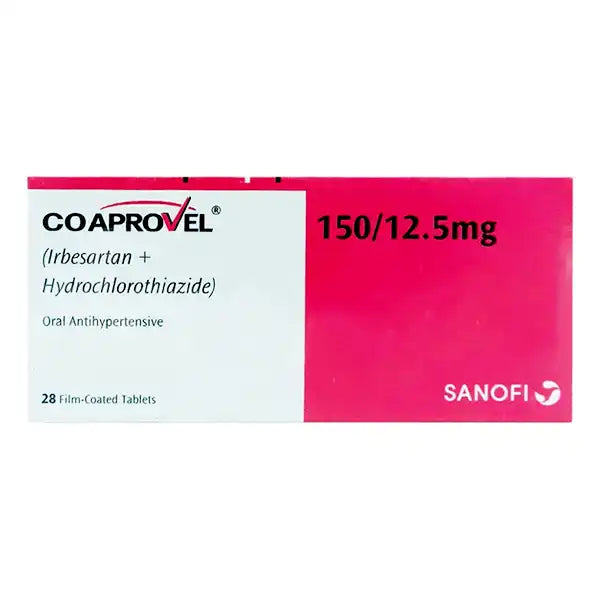 CO-APROVEL TABLET 150/12.5 MG 2X14S