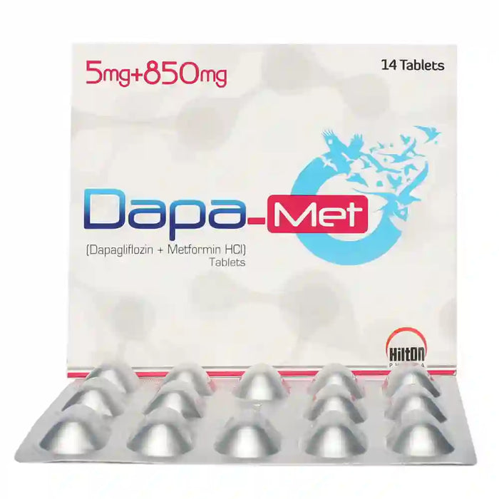 DAPA MET 5MG/850MG TABLET 14S