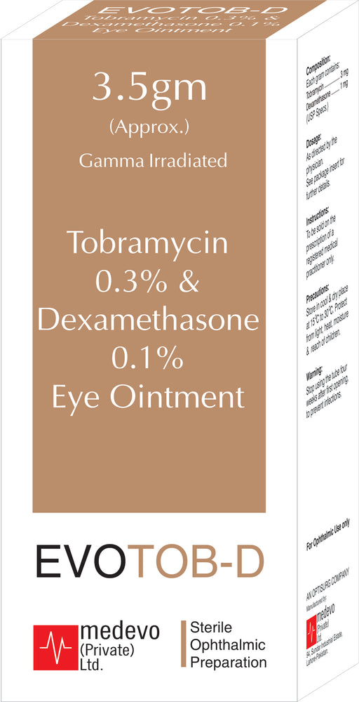 EVOTOB-D EYE OINTMENT 3.5GM 1'S