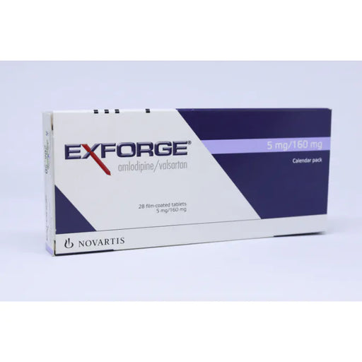 EXFORGE TABLET 5MG/160MG 4X7'S