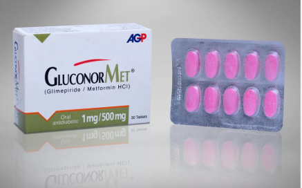 GLUCONORMET TABLET 1MG/500MG 3X10'S