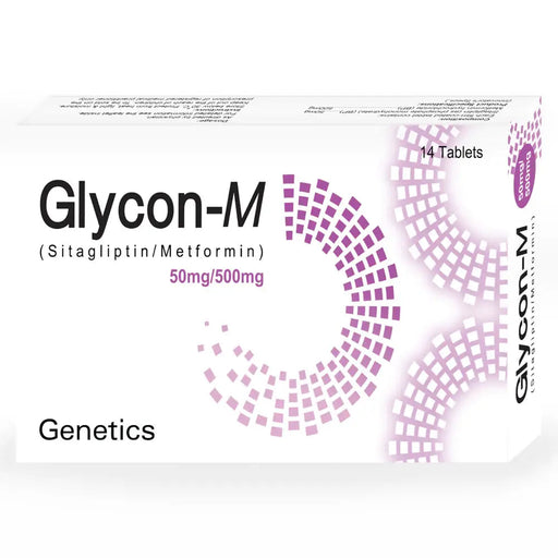 GLYCON-M 50MG/500MG TABLETS 2X7S
