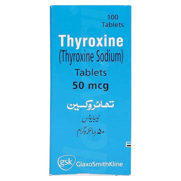 THYROXINE 50MCG 100 TABLET 1S