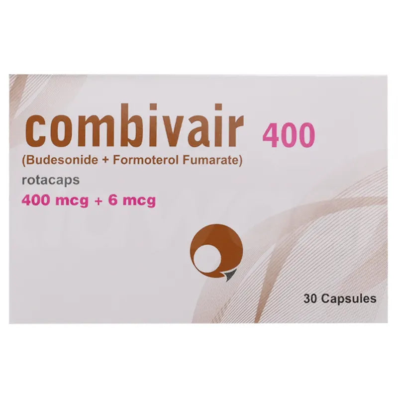 Combivair Rotacapsule 400/6mcg 3X10S