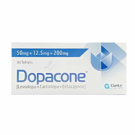 DOPACONE 50MG+12.5MG+200MG TABLETS 3X10'S