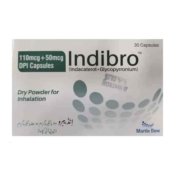 Indyco 110mcg+50mcg DPI Capsules 3X10S