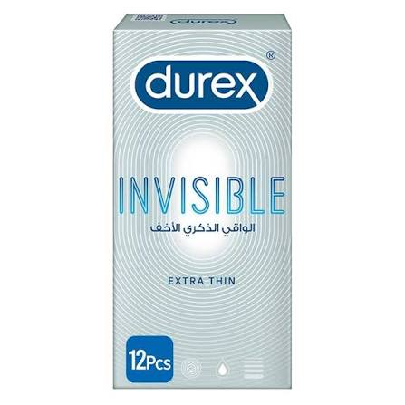 Durex Invisible Condoms 1X12S
