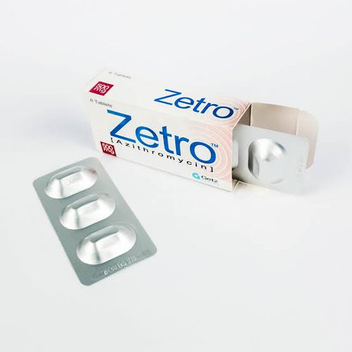 Zetro 500mg Tablet 2x3's