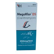 MEGAKLAR DS 250MG/5ML SUSPENSION 1S