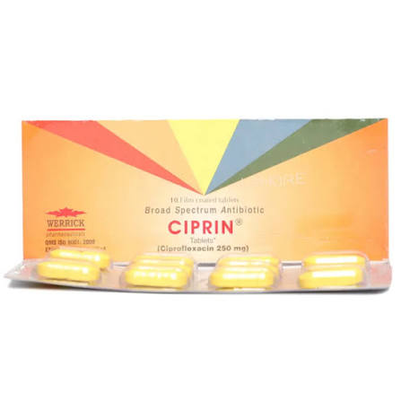 Ciprin 250mg Tablet 10S