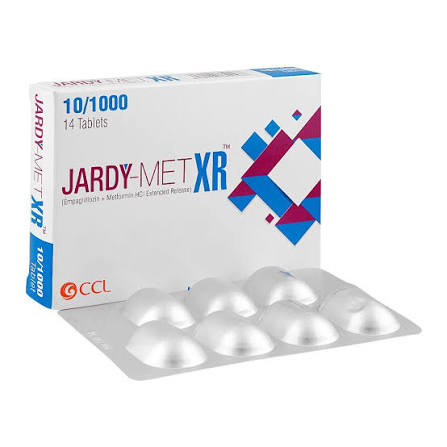 Jardy Met XR 10/1000mg Tablets 2X7S