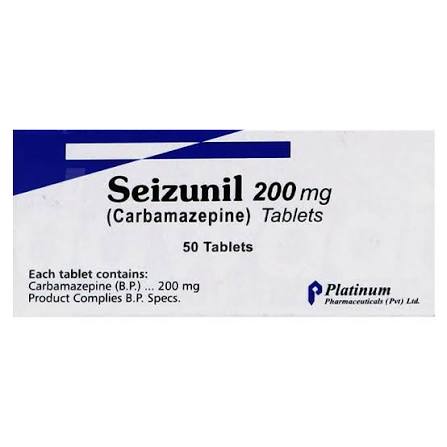 Seizunil 200mg Tablets 2X25S