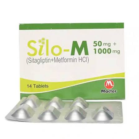 Silo-Mtablet 50+1000mg 2X7S