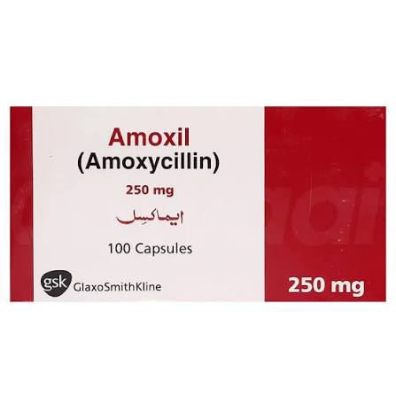Amoxil Capsule 250 mg 5X20'S