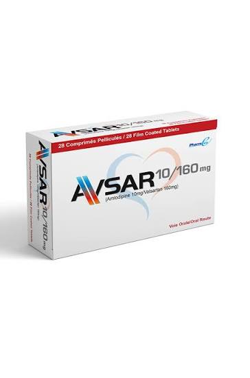 Avsar Tablet 10/160 mg 2X7S