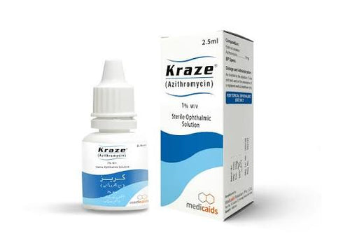 Kraze 10mg/ml 2.5ml Eye Drops 1S