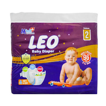 Leo Baby Diaper S2 Mini 1X96 (Super Mega)