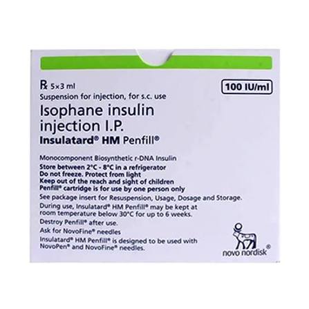 Insulatard HM PEN100IU 3ml 1X5S