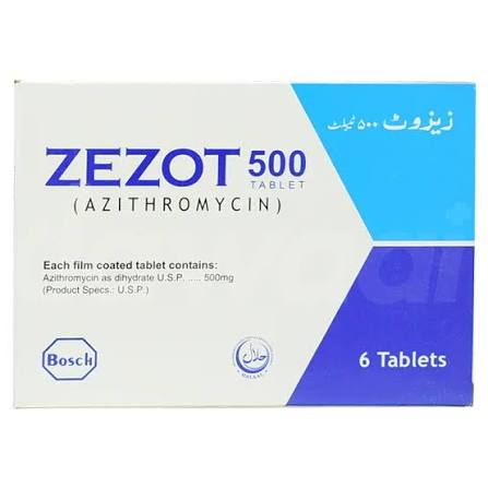 Zezot Tablet 500mg 6S