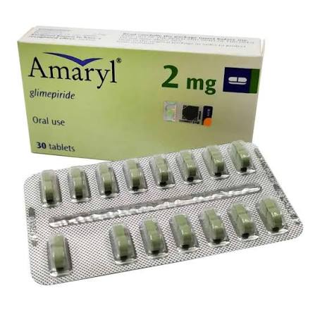 Amaryl Tablets 2 mg 2X15S