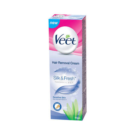 Veet Lacroix Sensitive Silk & Fresh 50gm 1S