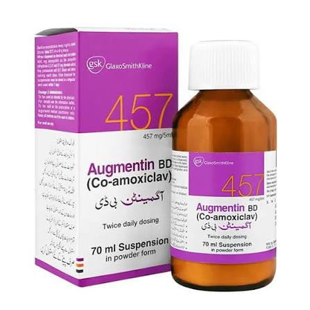 Augmentin BD Suspension 457M 70ml 1S