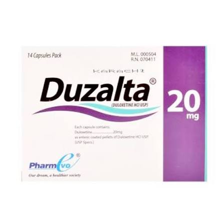 DUZALTA 20MG CAPSULE 2X7S