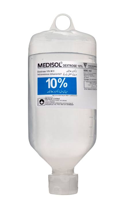 Dextrose 10% 500ml (Simple Cap) 1S