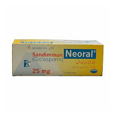 SANDIMMUN NEORAL CAPSULE 25MG 10X5S