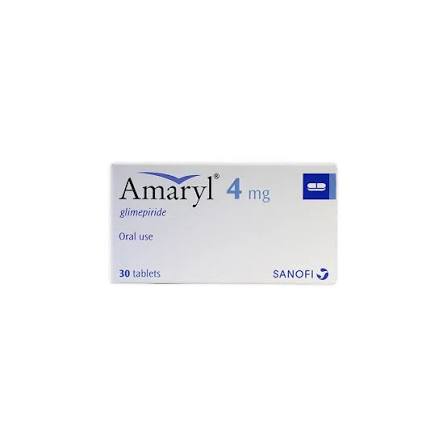 Amaryl Tablets 4 mg 2X15S