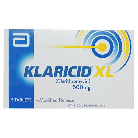 Klaricid XL Tablet 500 mg 1x5s