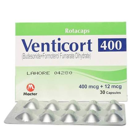 Venticort DPI Capsules 400mcg 3X10S