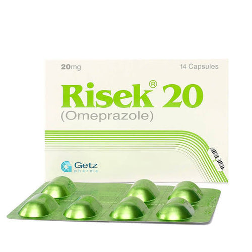 Risek Capsule 20 mg 3X7S