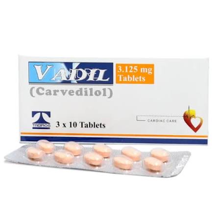 VADIL TABLET 3.125 MG 3X10S