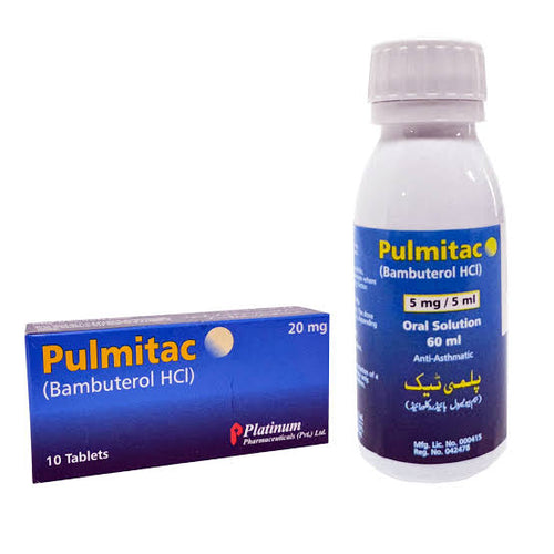 Pulmitac 5mg/5ml Oral Solution 60ml 1'S
